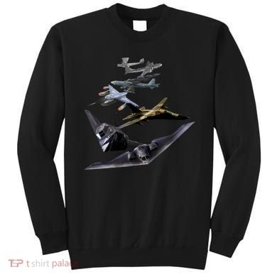 History Of The Bomber Plane Air Force Sweatshirt
