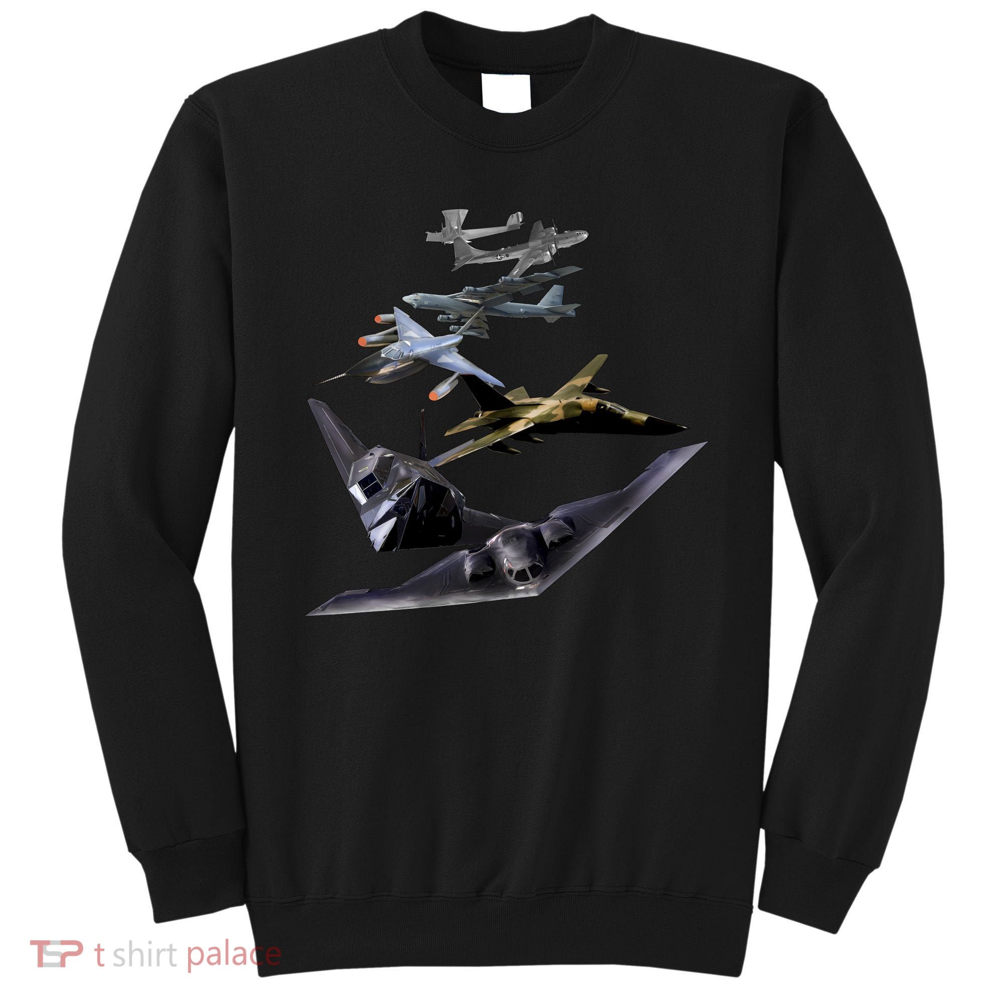 History Of The Bomber Plane Air Force Sweatshirt