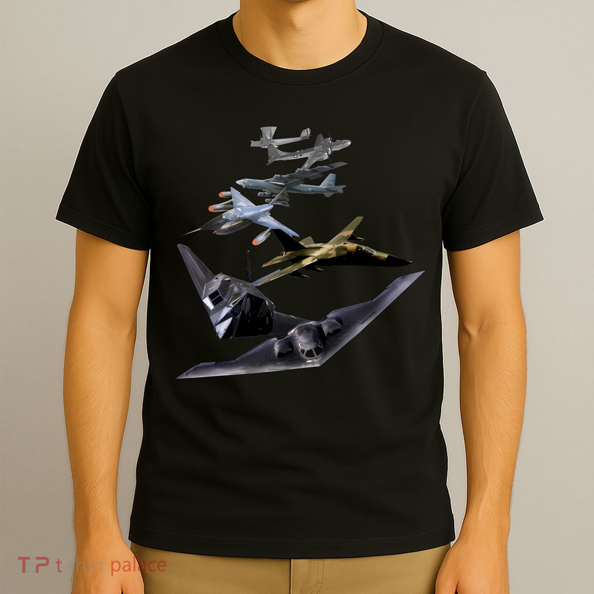 History Of The Bomber Plane Air Force T-Shirt
