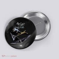 History Of The Bomber Plane Air Force Button thumb 0