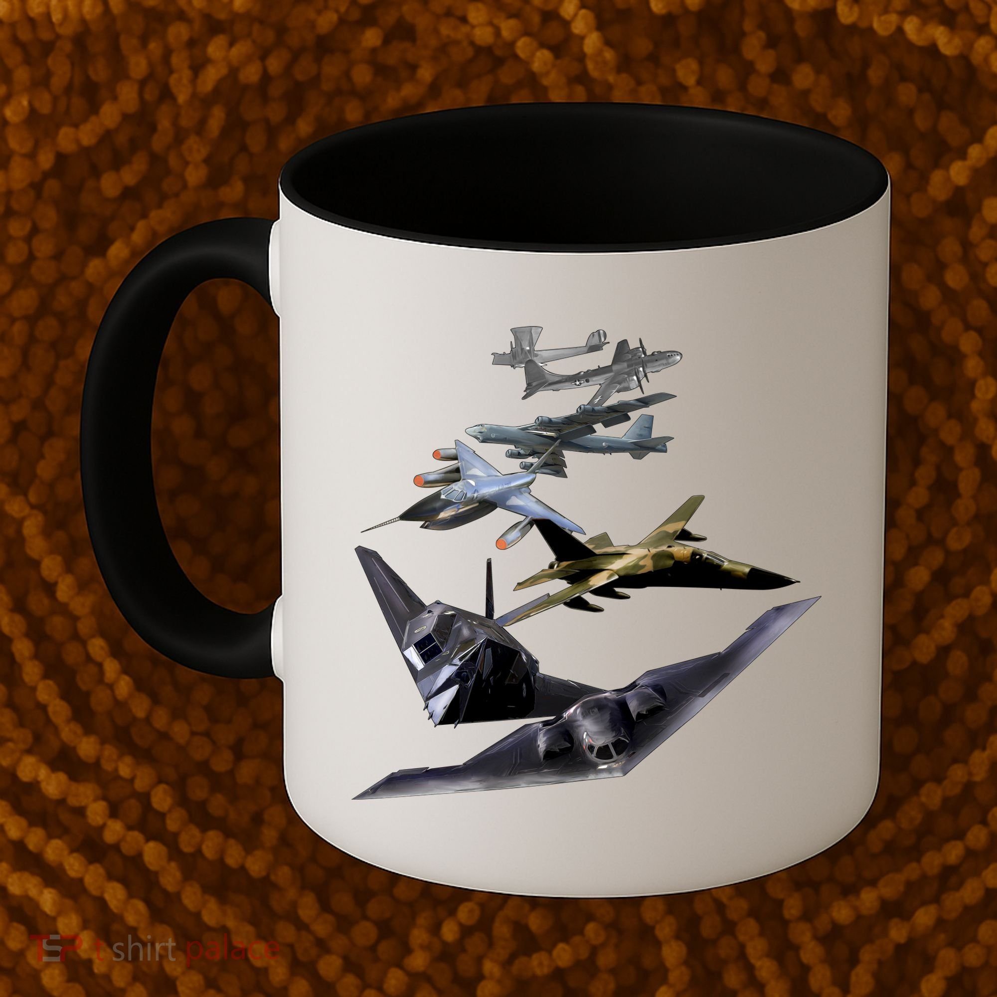 History Of The Bomber Plane Air Force Coffee Mug