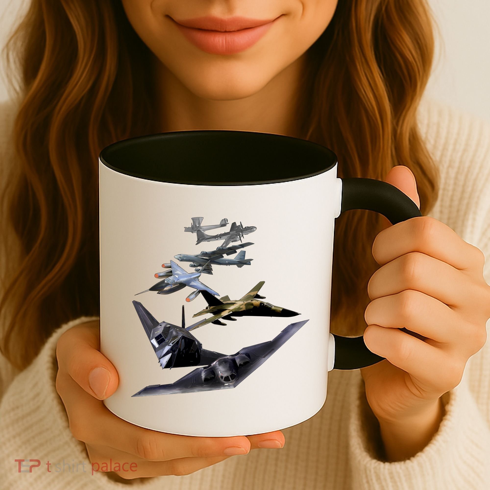 History Of The Bomber Plane Air Force Coffee Mug