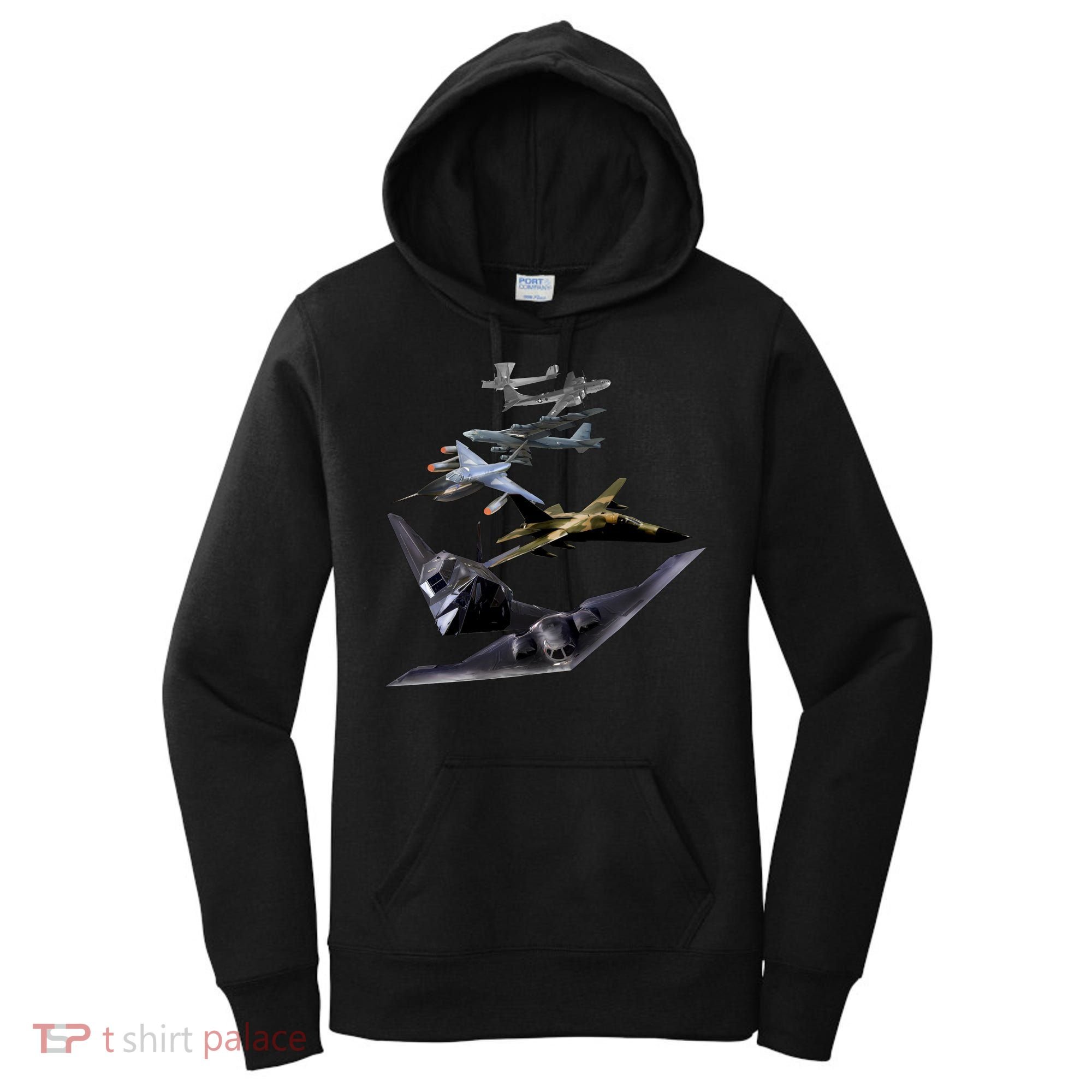History Of The Bomber Plane Air Force Women's Hoodie