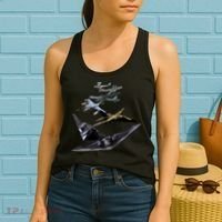 History Of The Bomber Plane Air Force Women's Tank Top thumb 2