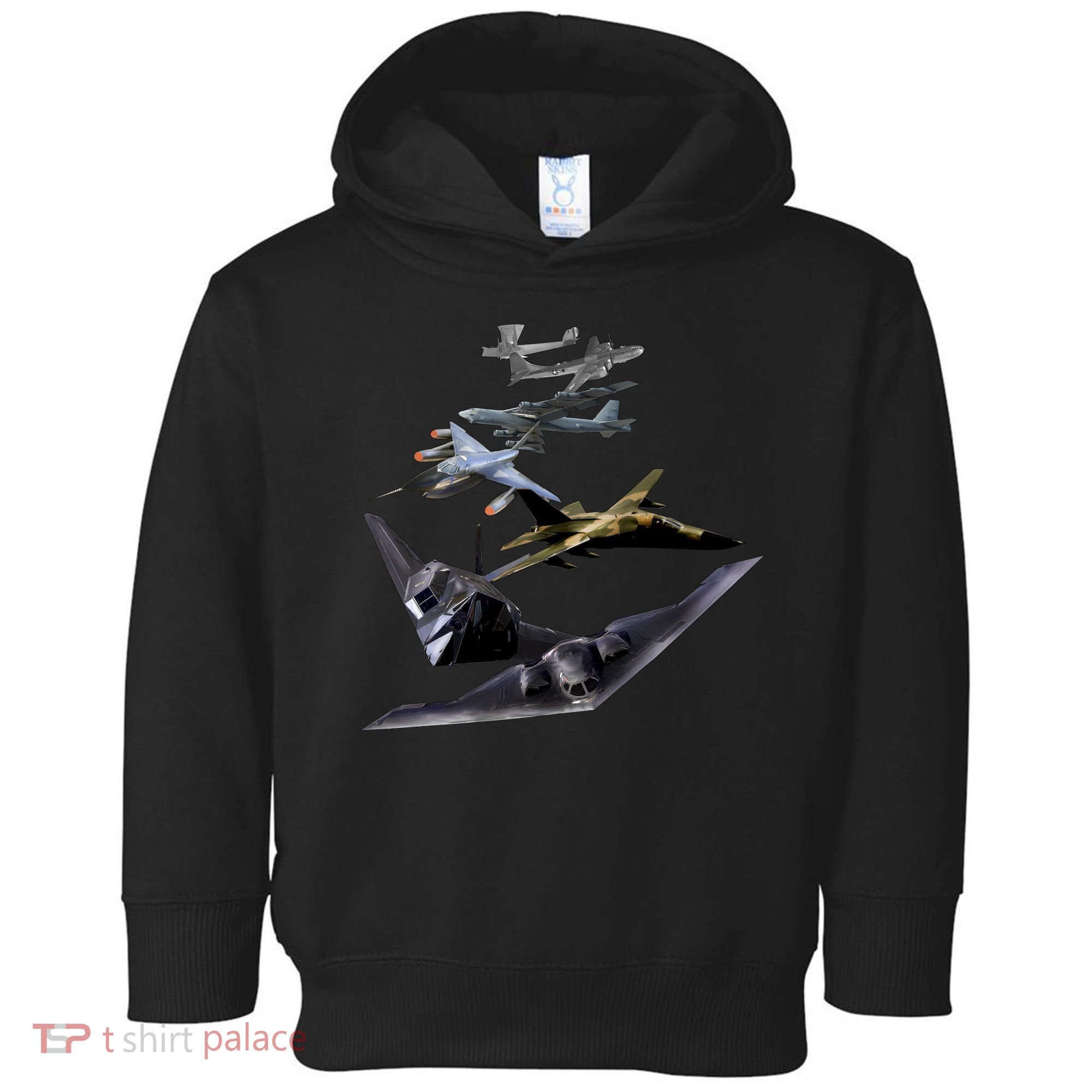 History Of The Bomber Plane Air Force Toddler Hoodie