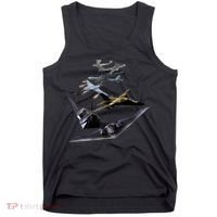 History Of The Bomber Plane Air Force Tank Top thumb 0