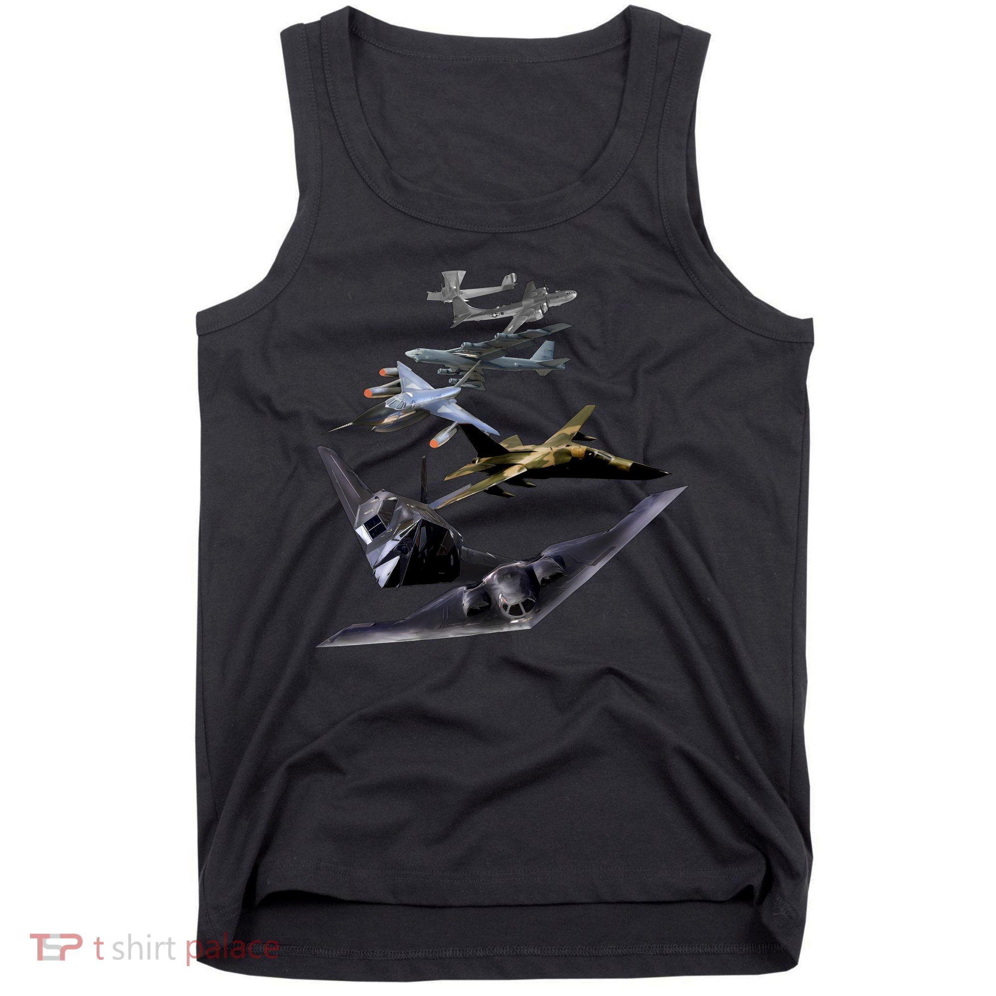 History Of The Bomber Plane Air Force Tank Top