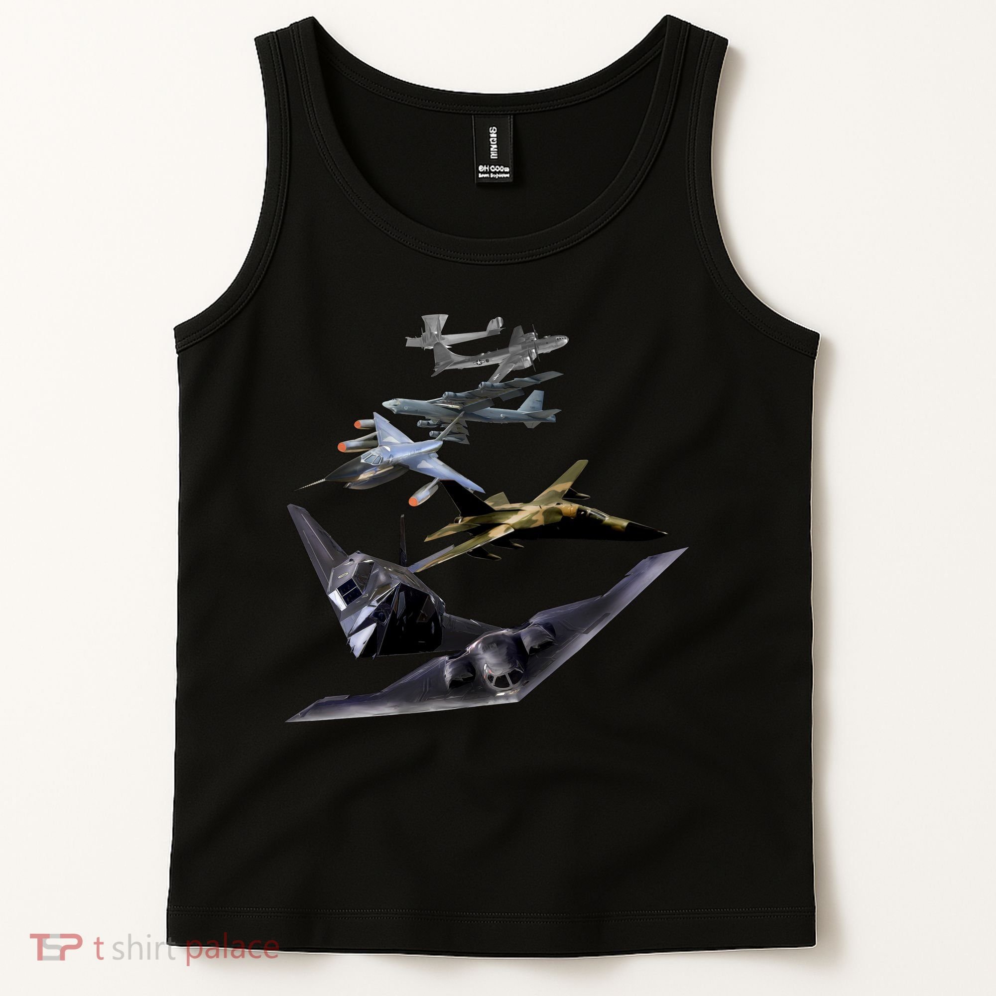 History Of The Bomber Plane Air Force Tank Top