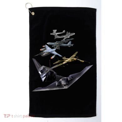 History Of The Bomber Plane Air Force Golf Towel