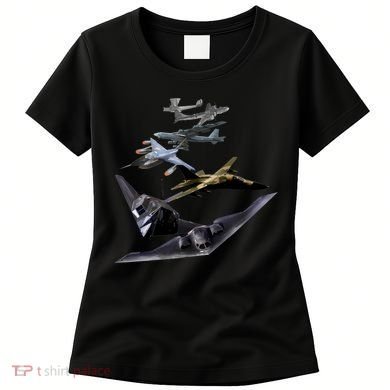 History Of The Bomber Plane Air Force Women's T-Shirt