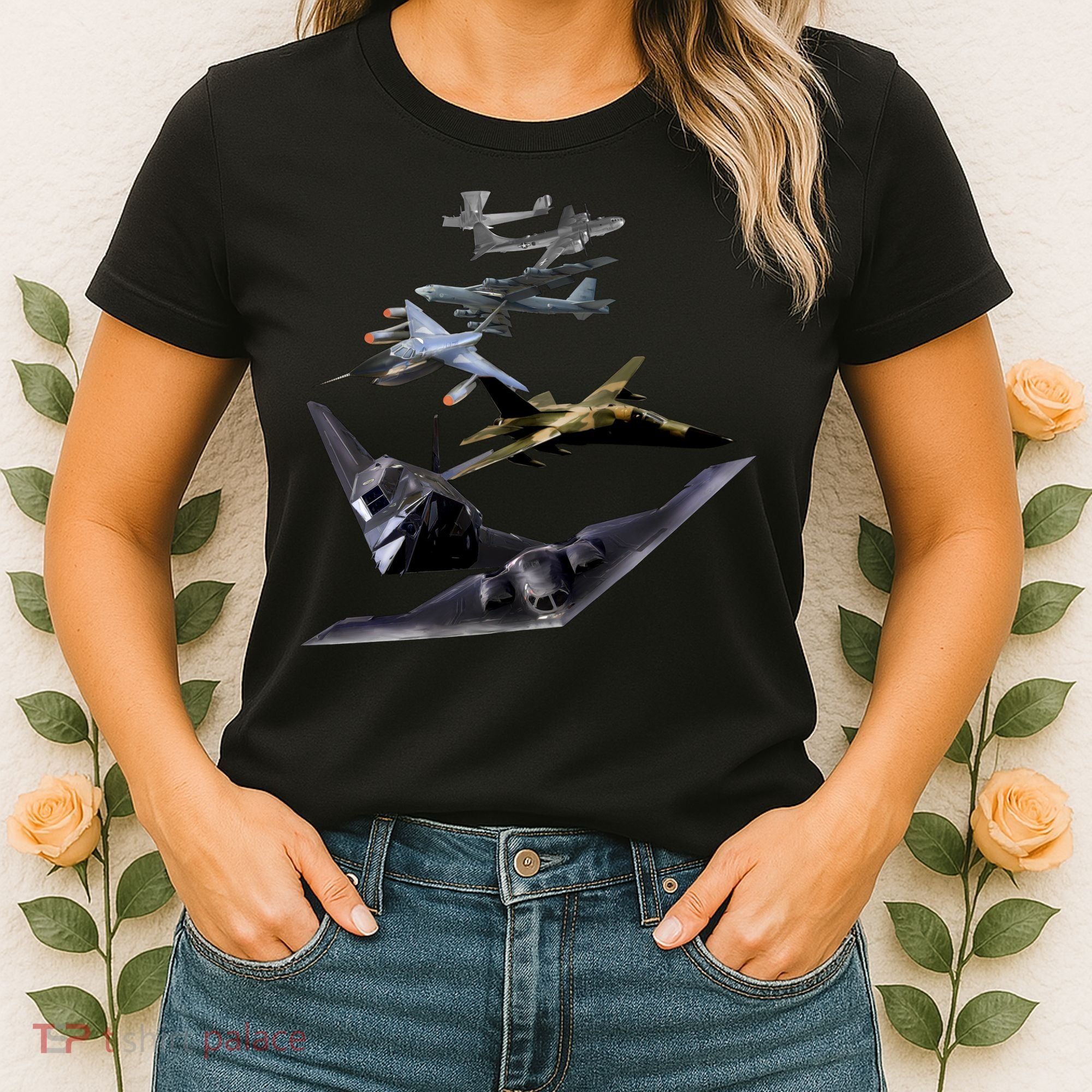 History Of The Bomber Plane Air Force Women's T-Shirt
