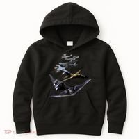 History Of The Bomber Plane Air Force Kids Hoodie thumb 0