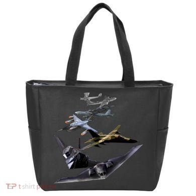 History Of The Bomber Plane Air Force Tote Bag