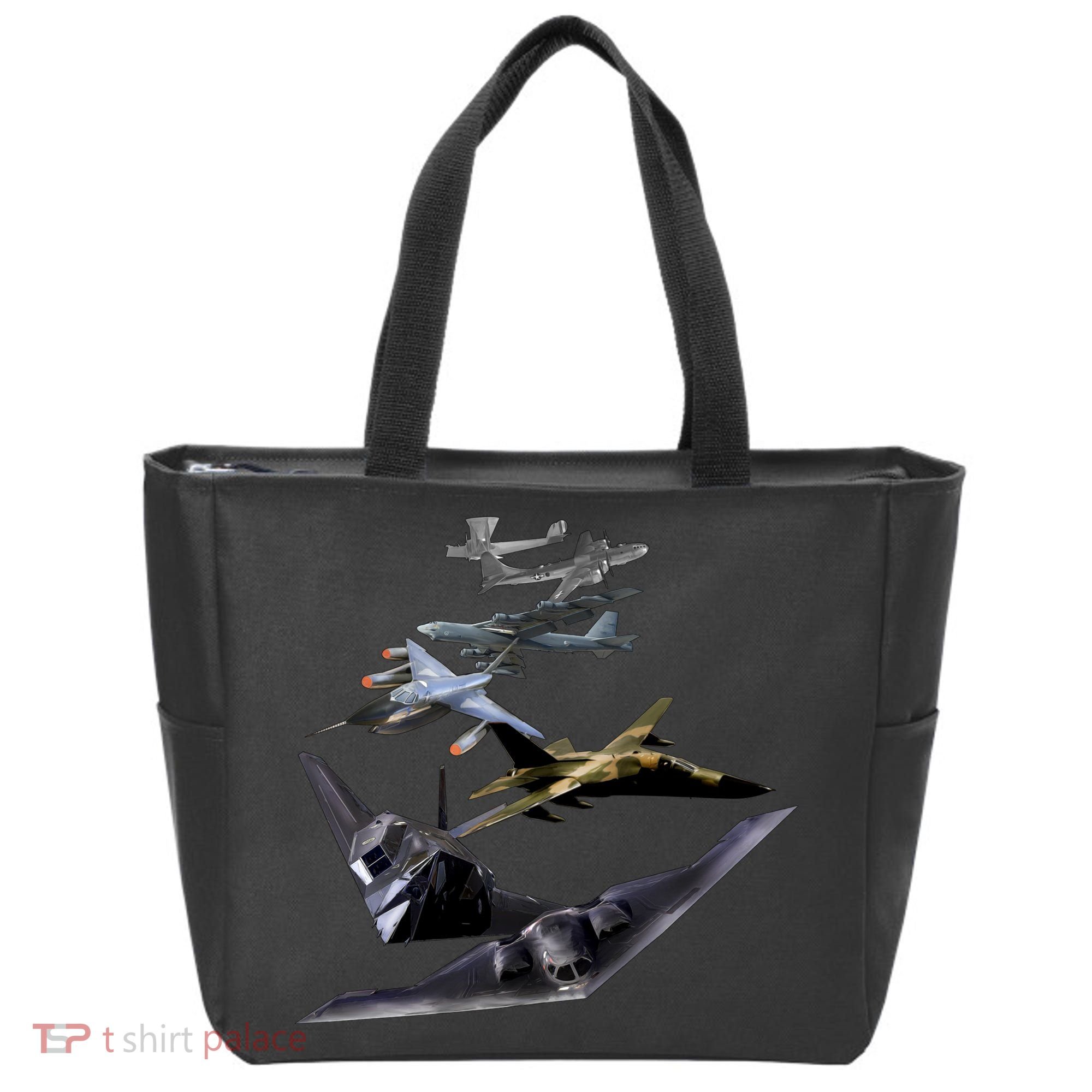 History Of The Bomber Plane Air Force Tote Bag