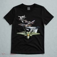 History Of The Fighter Plane - Air Force F-22 F-16 T-Shirt thumb 5