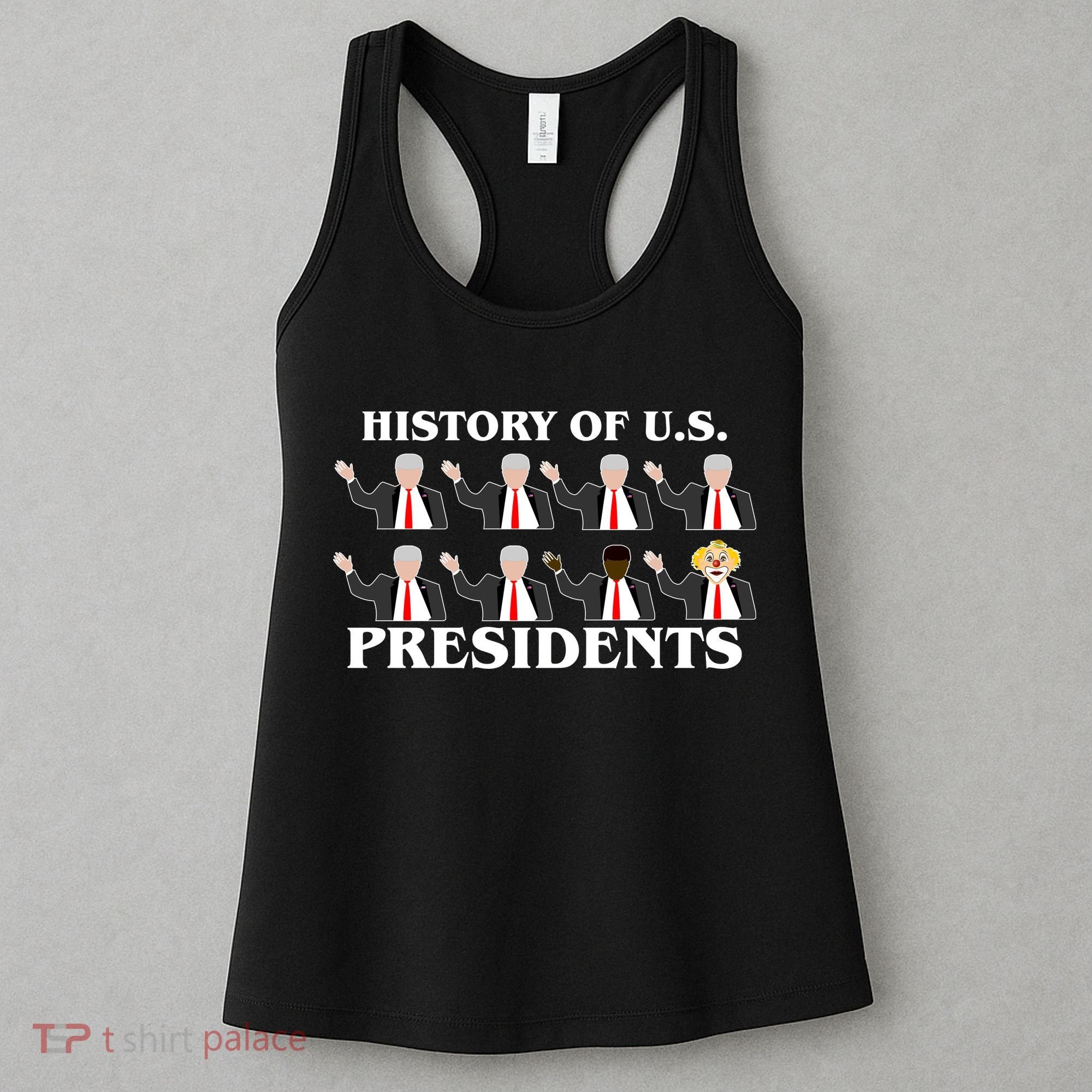 History of U.S. Presidents Anti Trump Clown Women's Tank Top