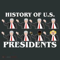 History of U.S. Presidents Anti Trump Clown Long Sleeve Shirt thumb 2