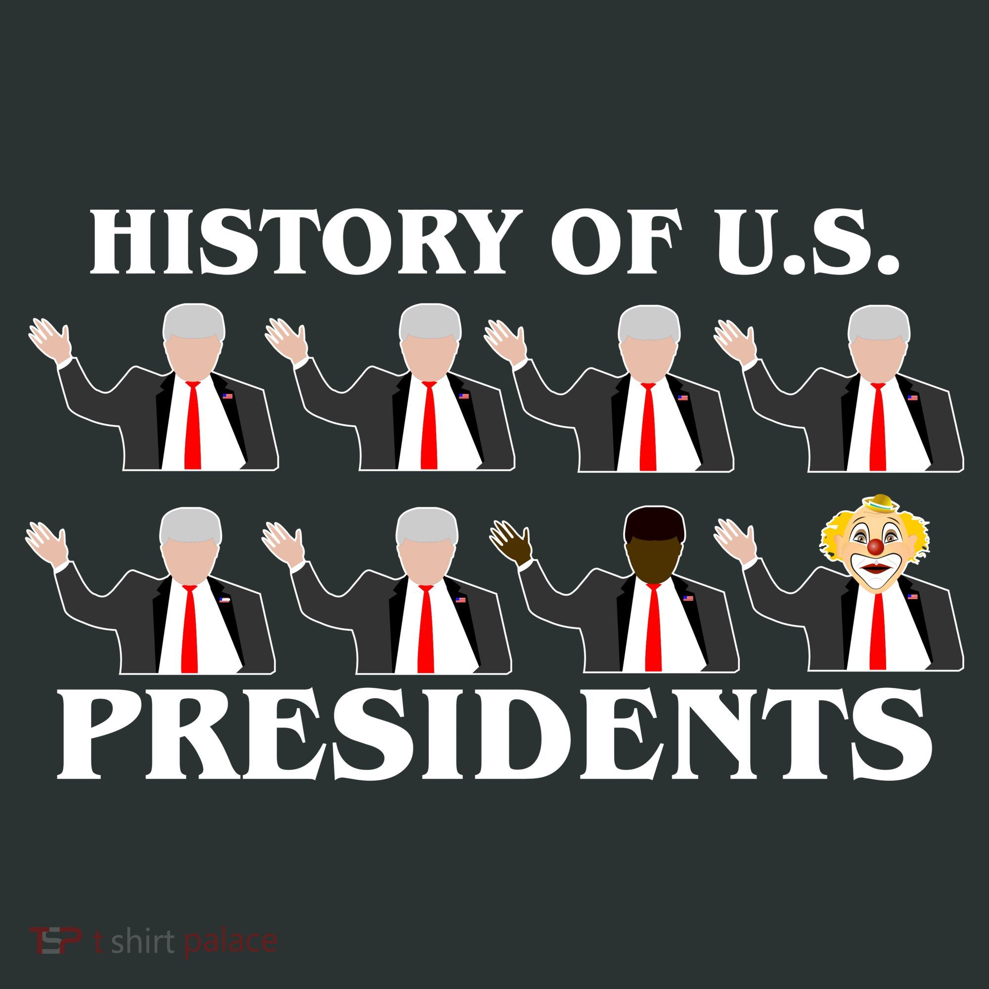 History of U.S. Presidents Anti Trump Clown Long Sleeve Shirt