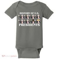 History of U.S. Presidents Anti Trump Clown Baby Bodysuit thumb 0