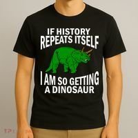 History Repeating Dinosaur T-Shirt thumb 3