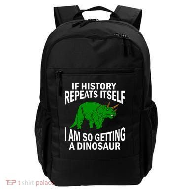 History Repeating Dinosaur Backpack