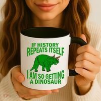 History Repeating Dinosaur Coffee Mug thumb 3