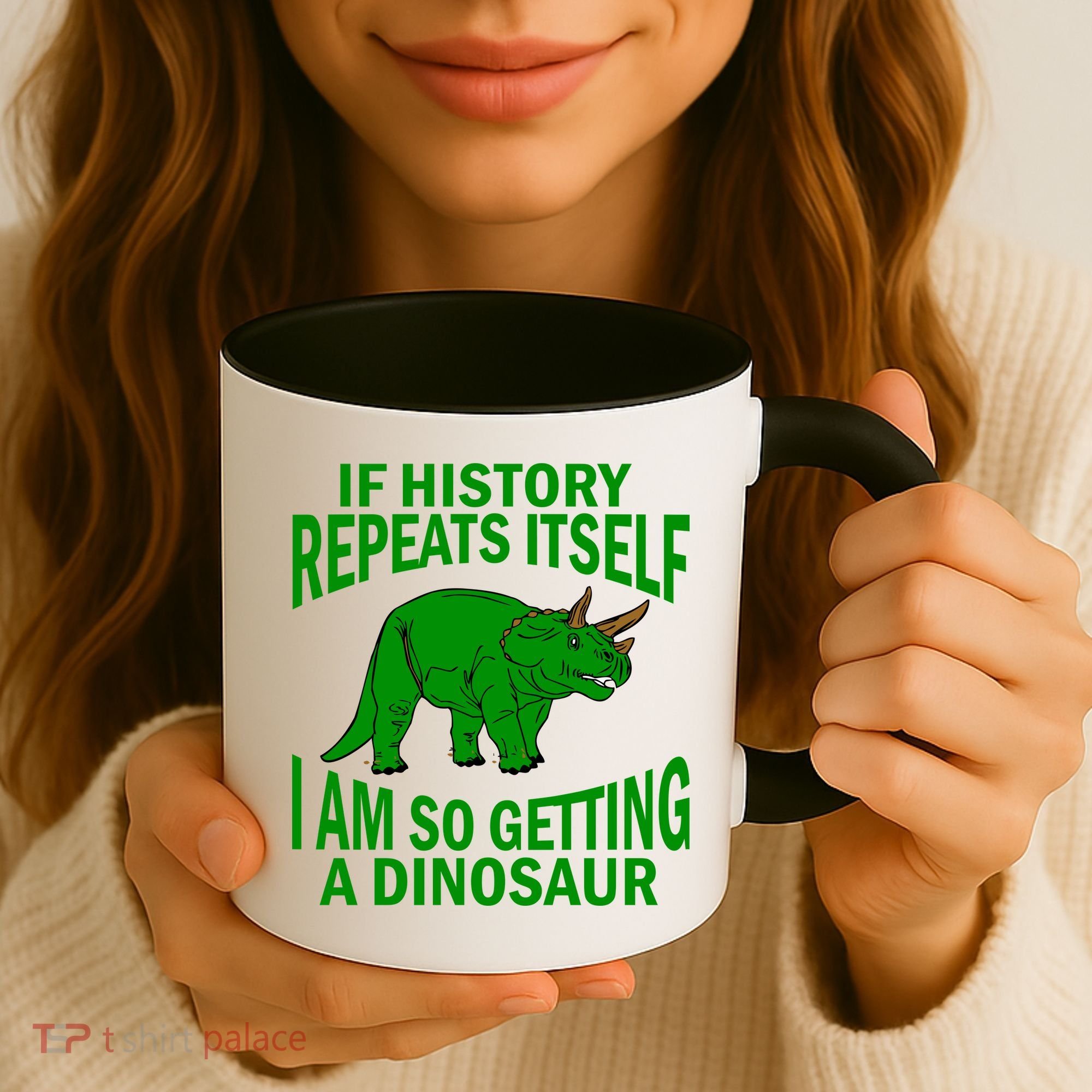 History Repeating Dinosaur Coffee Mug