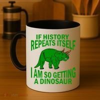 History Repeating Dinosaur Coffee Mug thumb 4