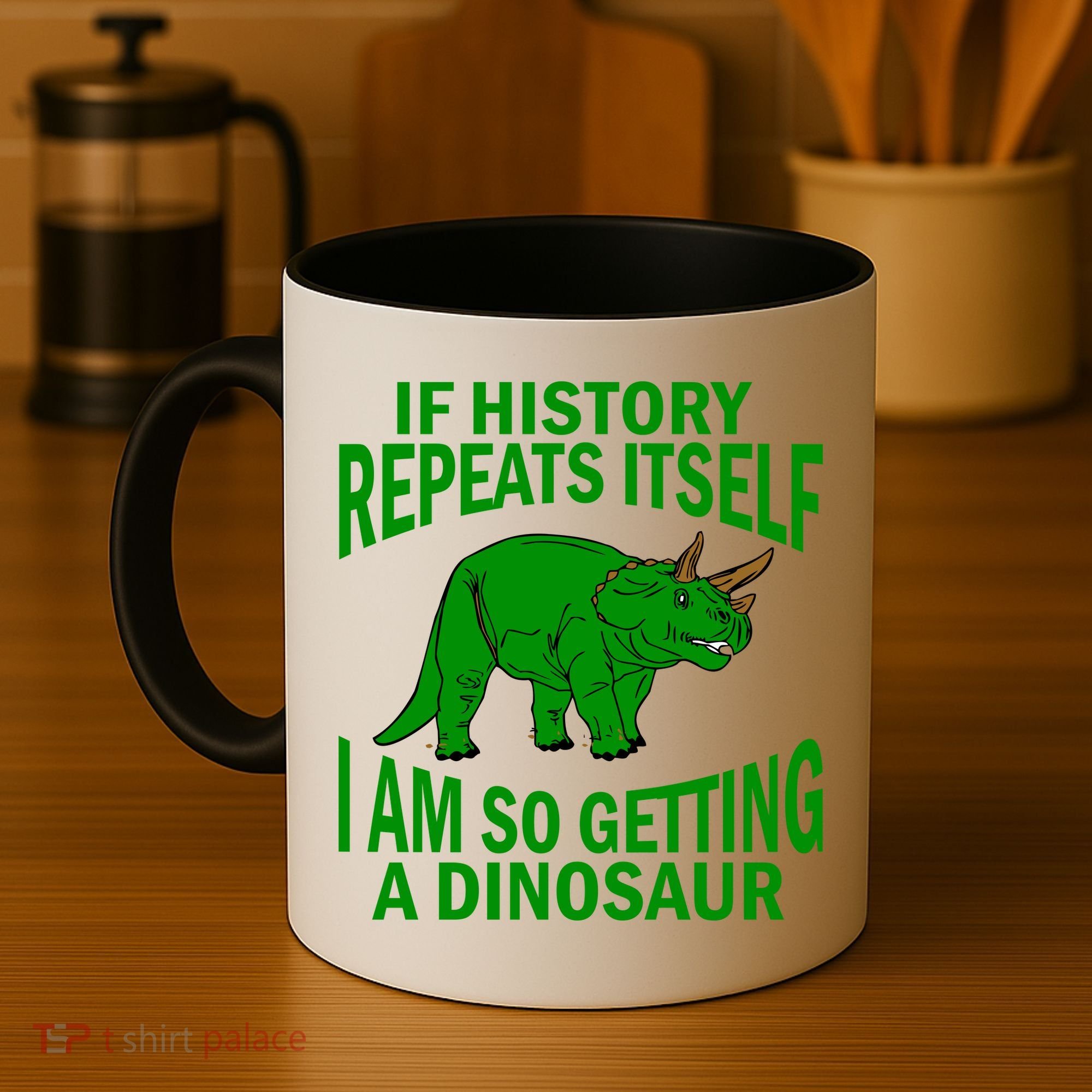 History Repeating Dinosaur Coffee Mug