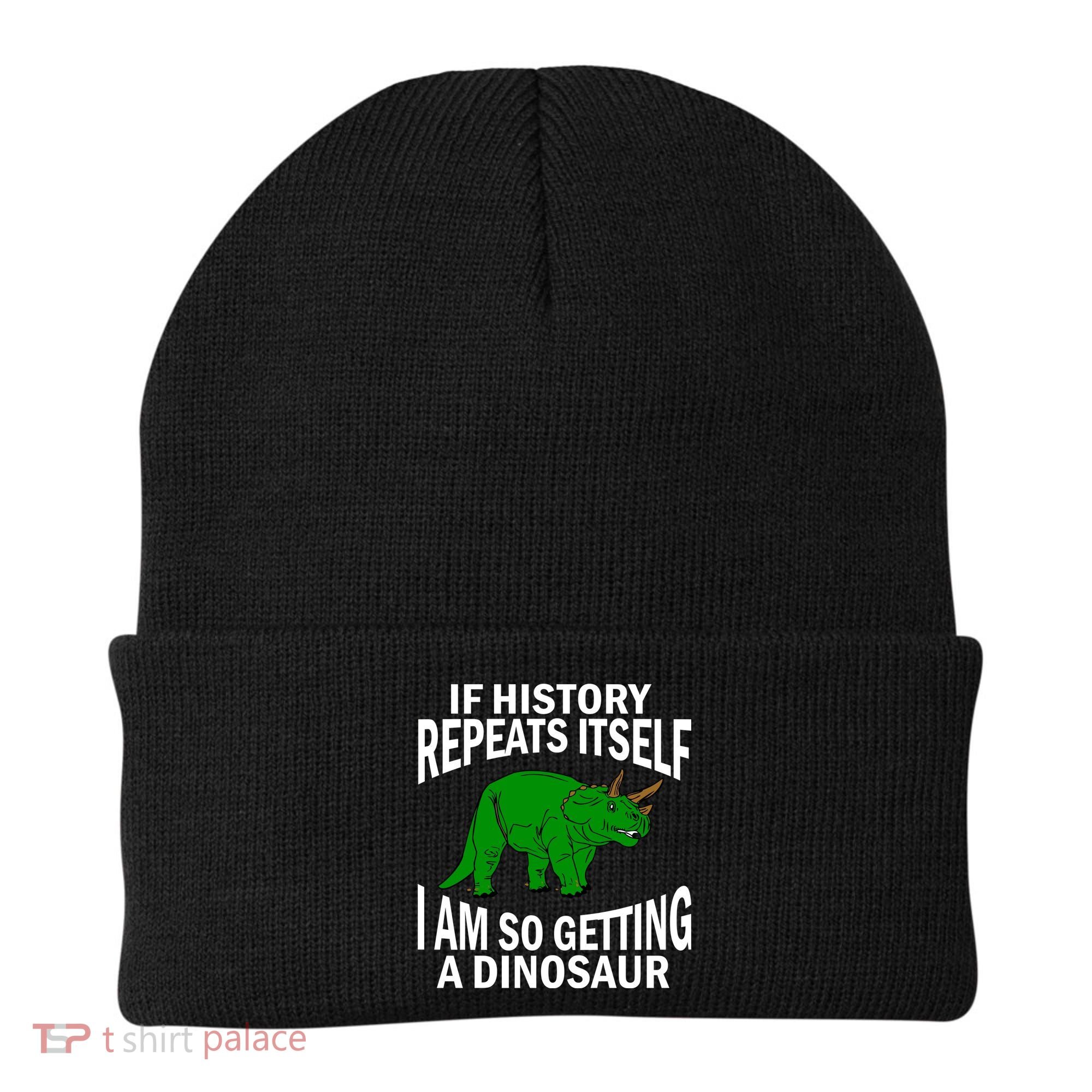 History Repeating Dinosaur Beanie