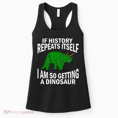 History Repeating Dinosaur Women's Tank Top