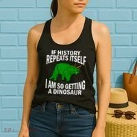 History Repeating Dinosaur Women's Tank Top thumb 2