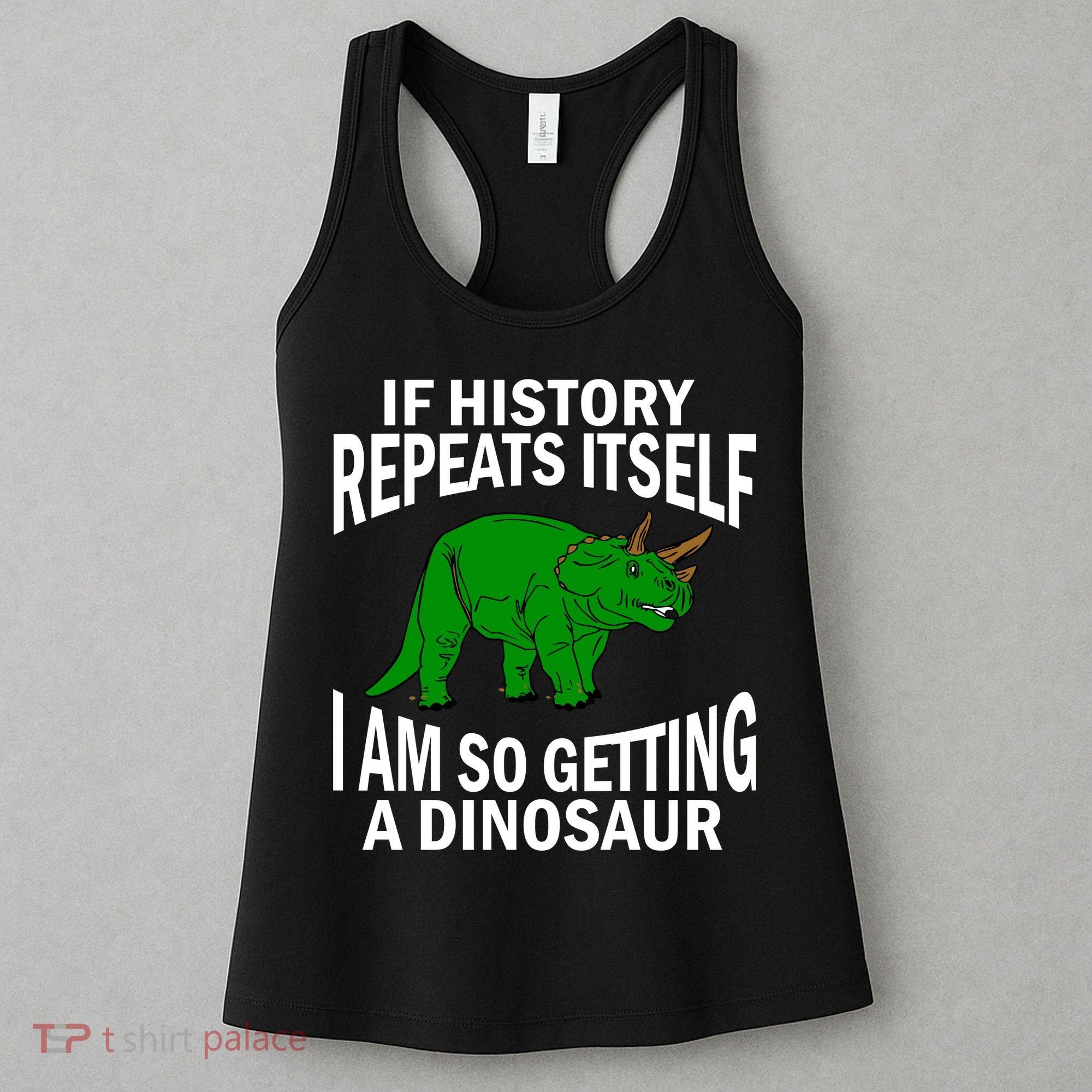 History Repeating Dinosaur Women's Tank Top