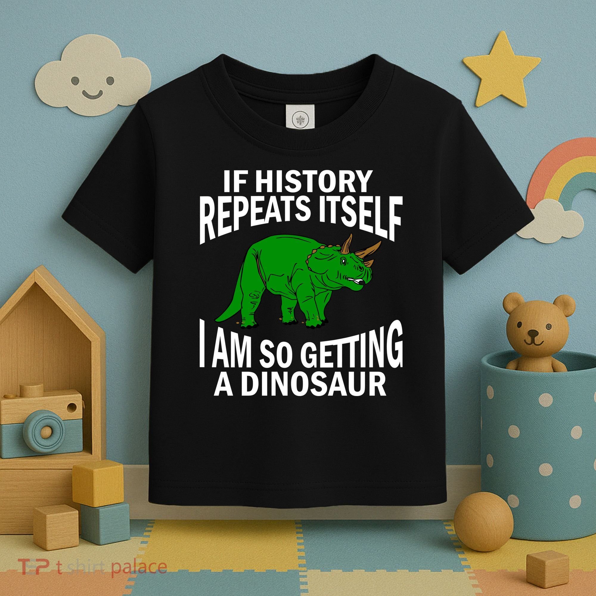 History Repeating Dinosaur Toddler T-Shirt