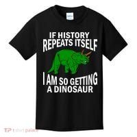 History Repeating Dinosaur Kids T-Shirt thumb 0