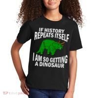 History Repeating Dinosaur Kids T-Shirt thumb 2