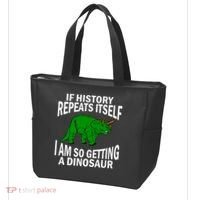 History Repeating Dinosaur Tote Bag thumb 3