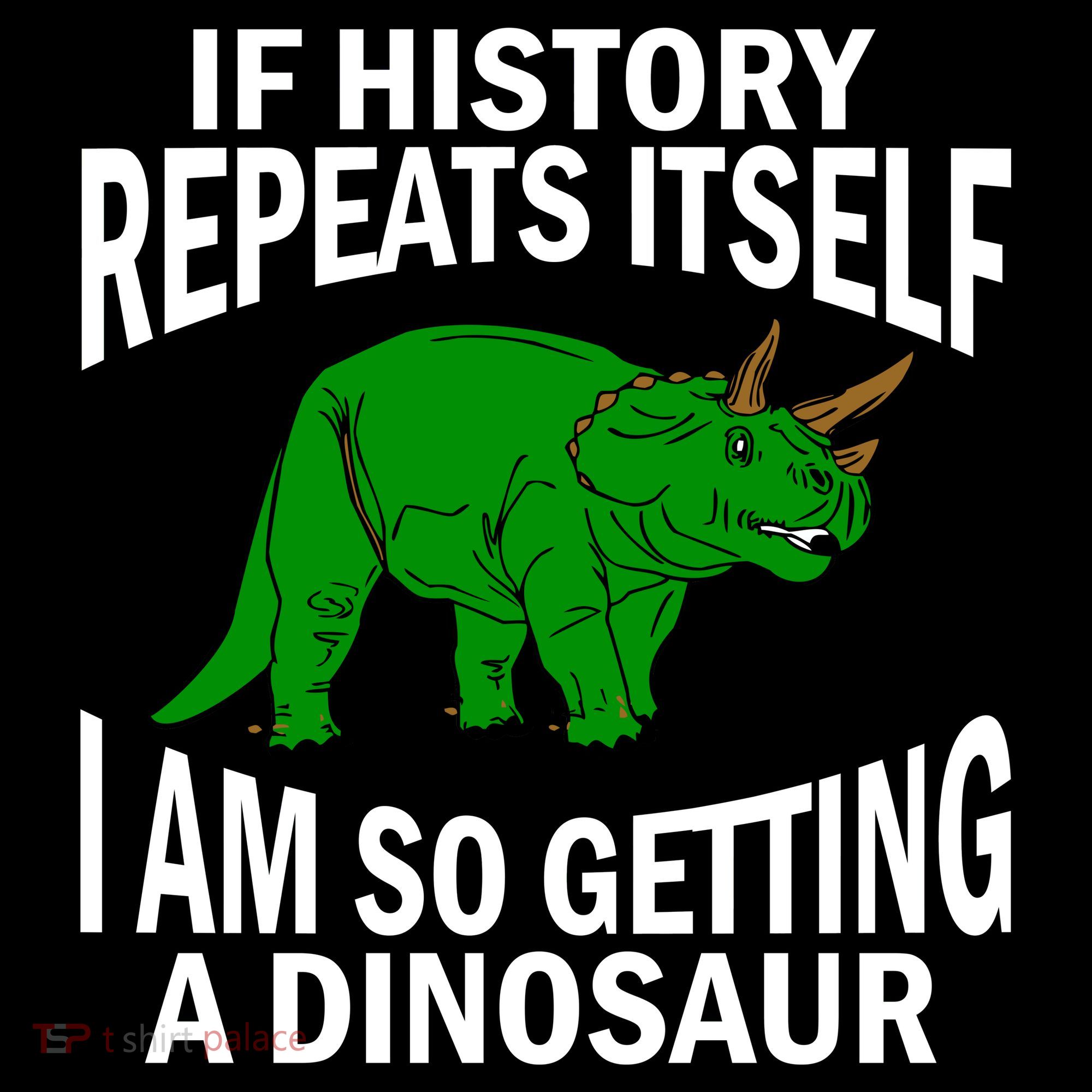 History Repeating Dinosaur Tote Bag