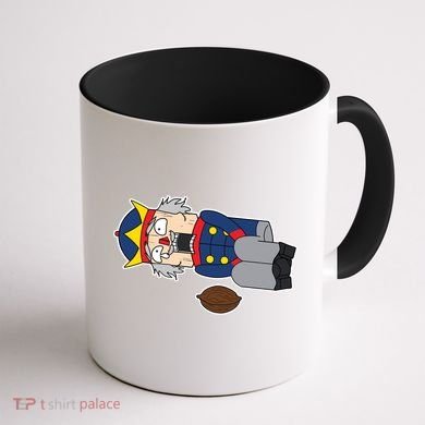 Hit In The Nutcracker Christmas Coffee Mug back