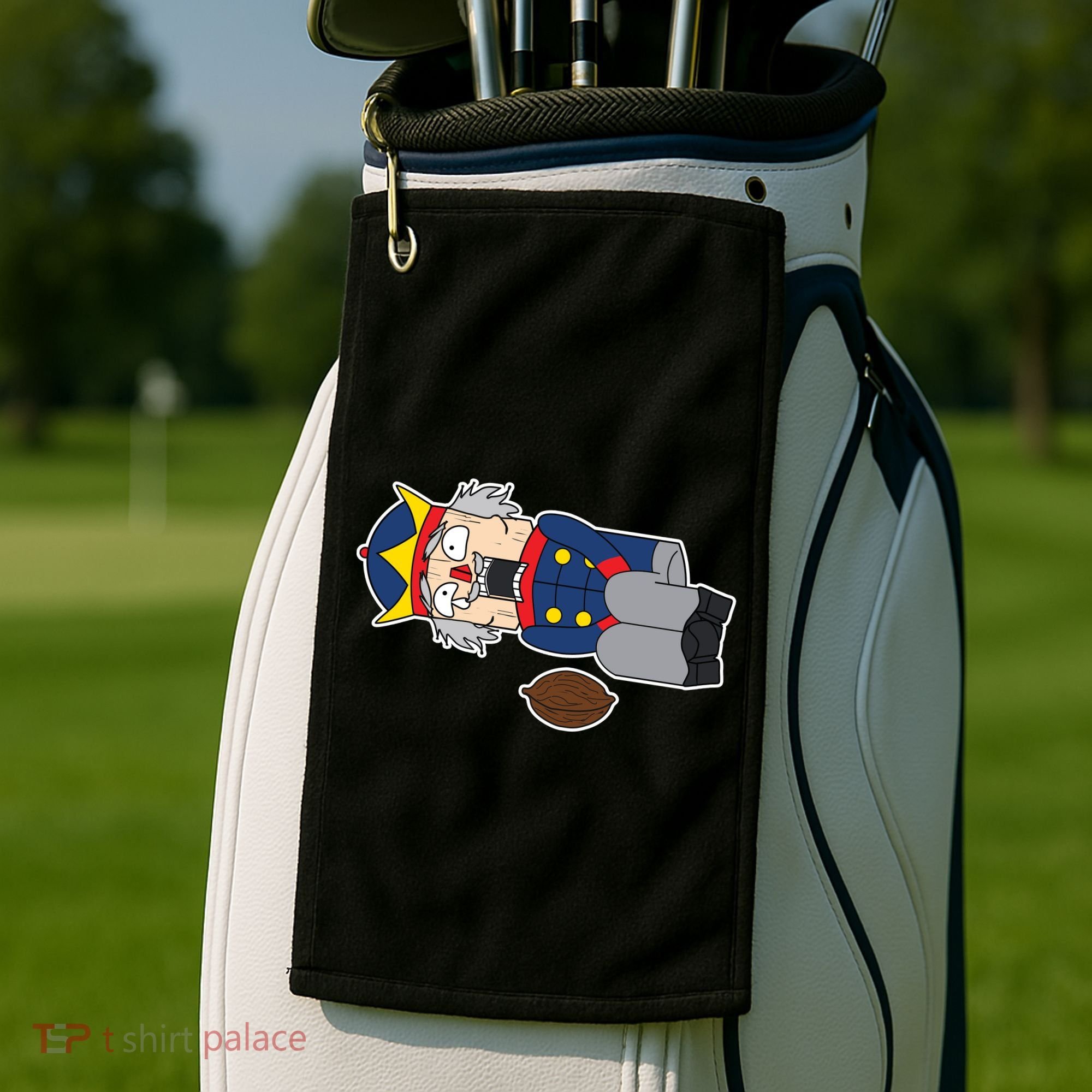 Hit In The Nutcracker Christmas Golf Towel