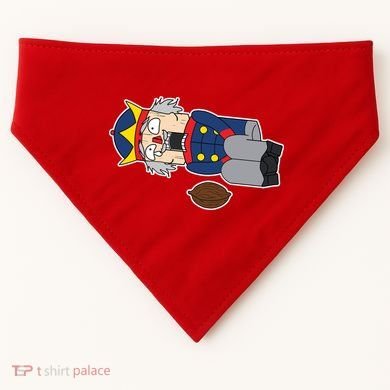 Hit In The Nutcracker Christmas USA-Made Doggie Bandana