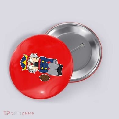 Hit In The Nutcracker Christmas Button