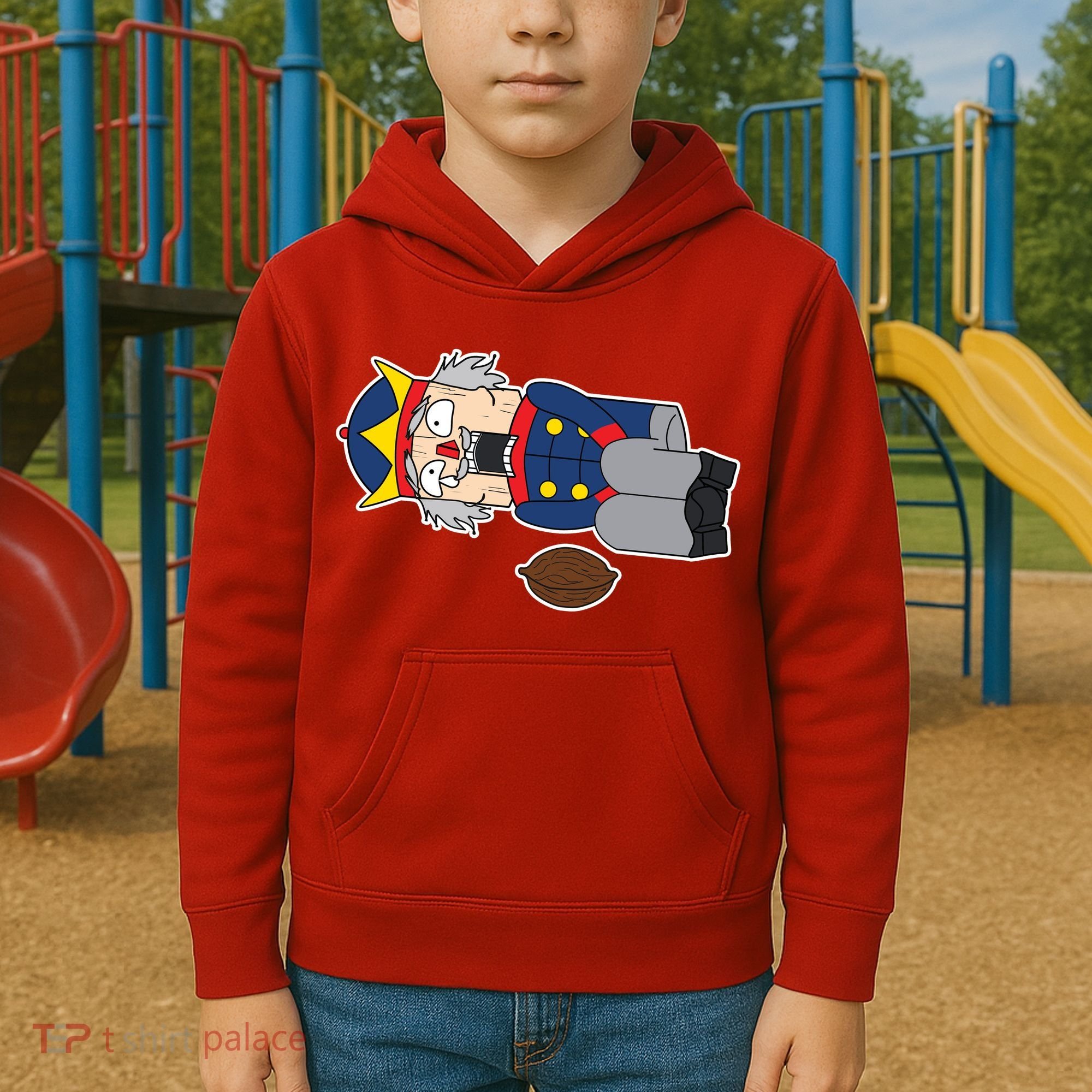 Hit In The Nutcracker Christmas Kids Hoodie
