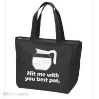 Hit Me With Your Best Pot Coffee Tote Bag thumb 3