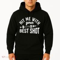 Hit Me With Your Best Shot Funny Vaccinated Hoodie thumb 2