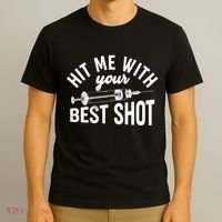 Hit Me With Your Best Shot Funny Vaccinated T-Shirt thumb 3