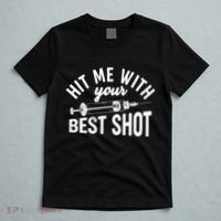 Hit Me With Your Best Shot Funny Vaccinated T-Shirt thumb 5