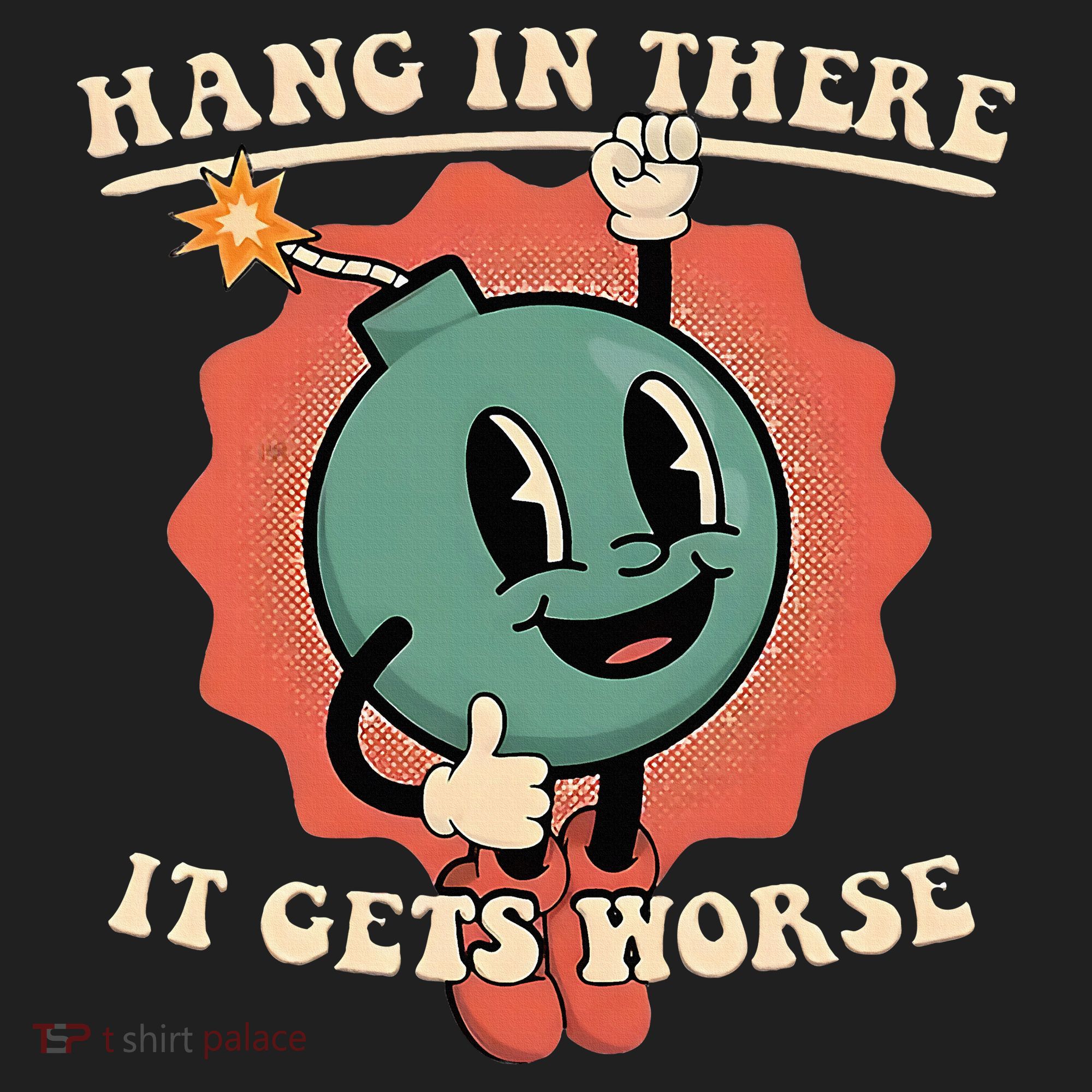 Hang In There It Gets Worse Existential Dread Hat