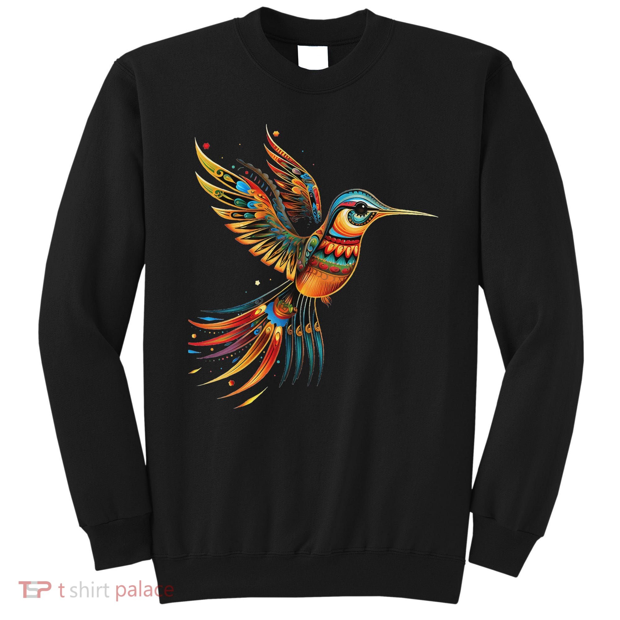 Hummingbird Indian Tribal Art Indian Indigenous Sweatshirt