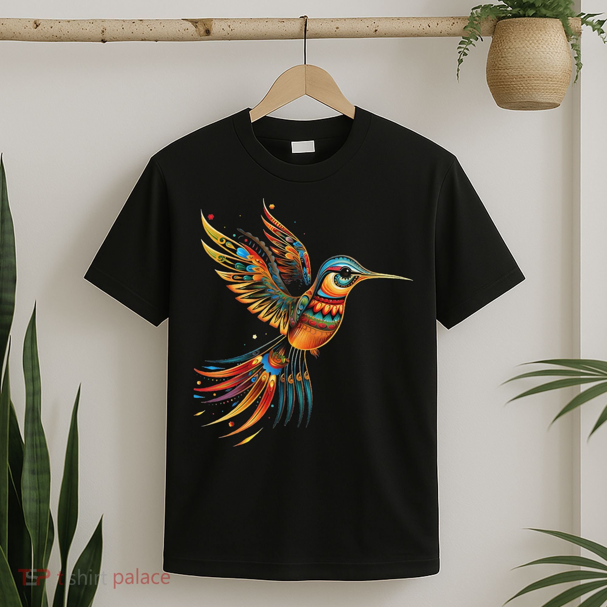 Hummingbird Indian Tribal Art Indian Indigenous T-Shirt